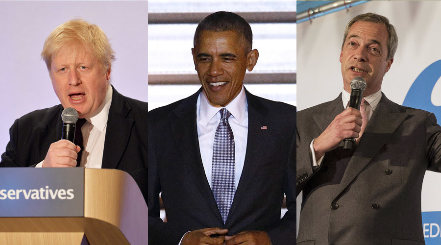 ‘Part-Kenyan’ Obama dislikes Britain for its colonial past, say ‘dog whistle racist’ Boris & Farage