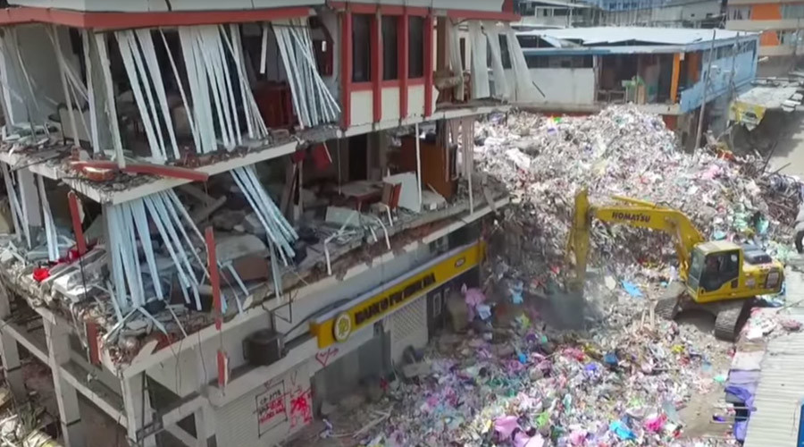 Drone footage reveals scale of destruction by Ecuador quake (VIDEO)