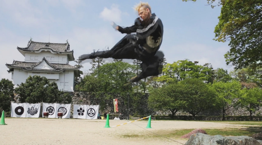 American ninja: See Japan's first foreigner hired as traditional warrior in action (VIDEO)