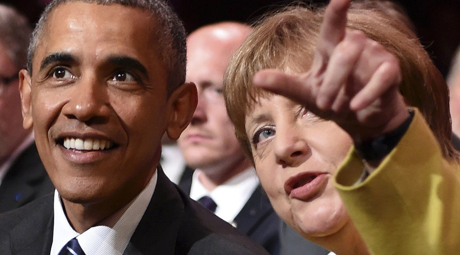 ‘Time for US-German leadership’? Obama, Merkel pushing EU into unpopular TTIP free trade deal
