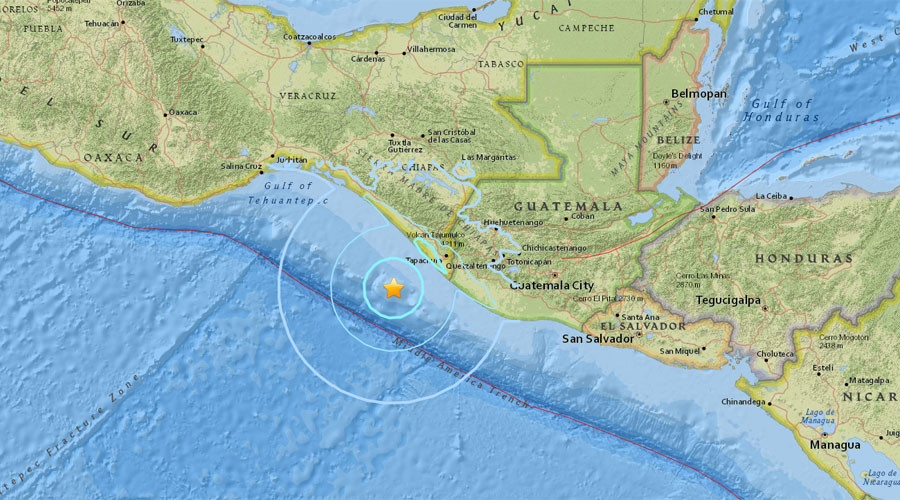 5.6-magnitude quake strikes 100km SW of Suchiate, Mexico at depth of 10 km – USGS