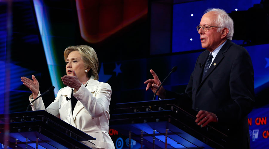 Clinton, Sanders close in Rhode Island, Connecticut, but Trump favorite over GOP rivals
