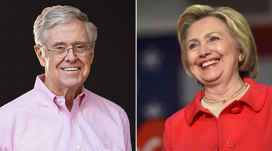 ‘It’s possible’: Koch might back Clinton, while Sanders laments ‘poor people don’t vote’