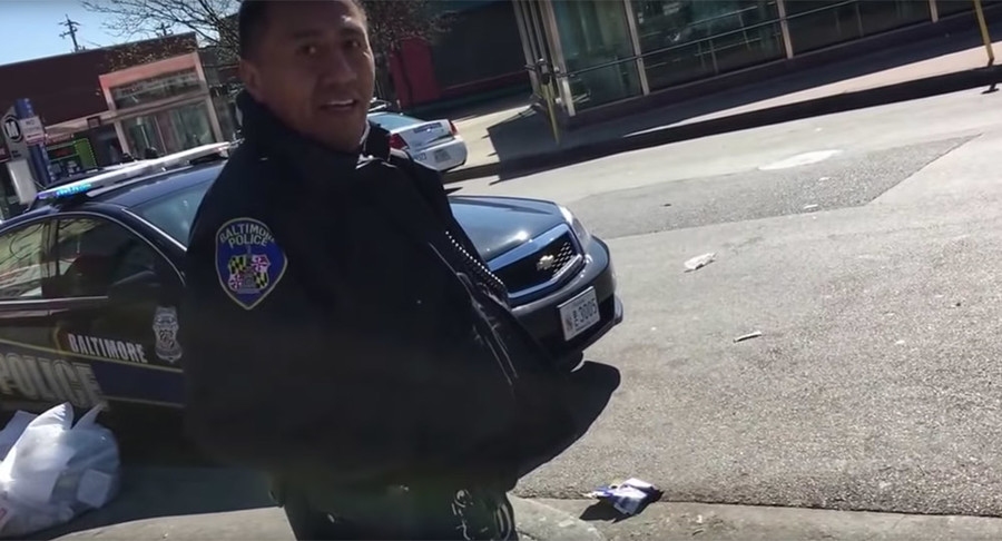 On The Wire: Baltimore cop confronted for littering by video vigilante