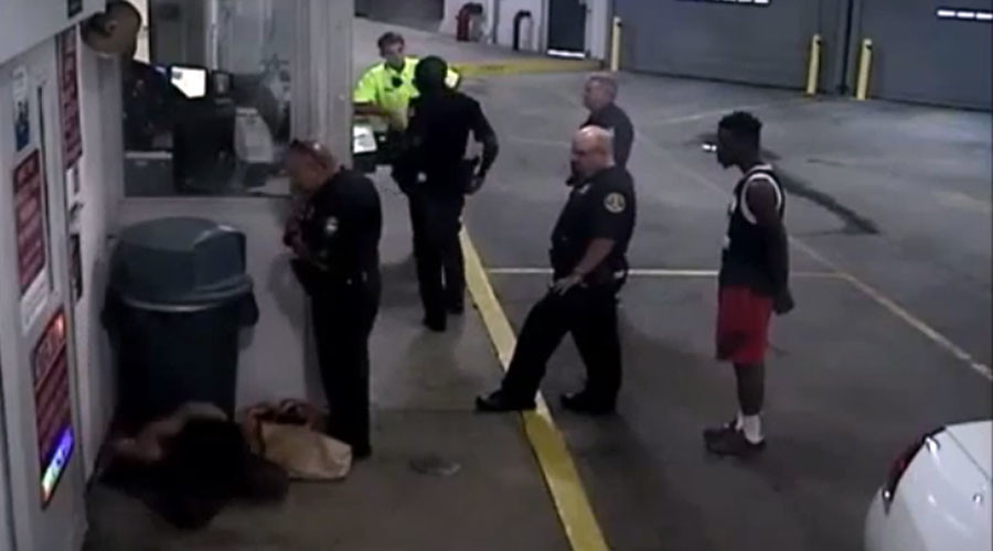 Florida cop arrested, fired for repeatedly hitting handcuffed woman in shocking CCTV footage (VIDEO)