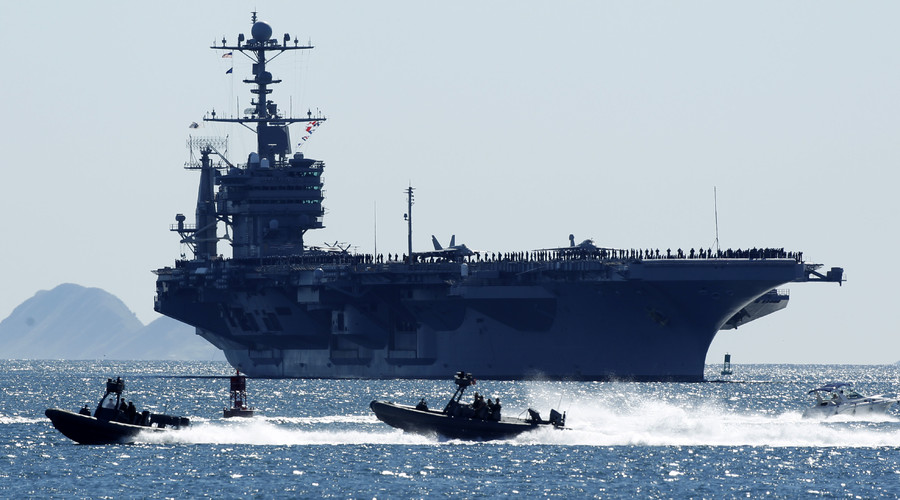 China denies US carrier group entry to Hong Kong amid South China Sea tensions