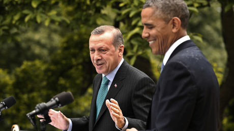 Turkey's President Tayyip Erdogan and U.S. President Barack Obama © Kevin Lamarque