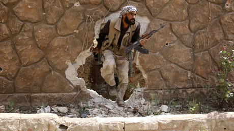 A Jaysh al-Islam (Army of Islam) militant. © Amer Almohibany