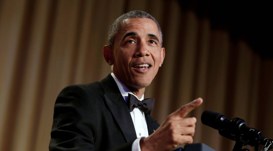 'High Five!' Obama bites Trump, Hillary & Bernie at his final Washington correspondents' dinner