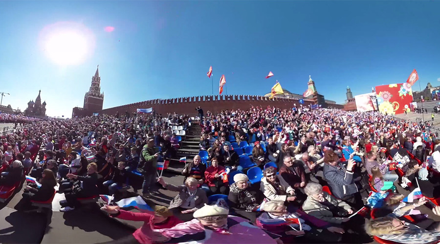 March across Red Square: RT’s 360 video of Moscow’s May Day Parade