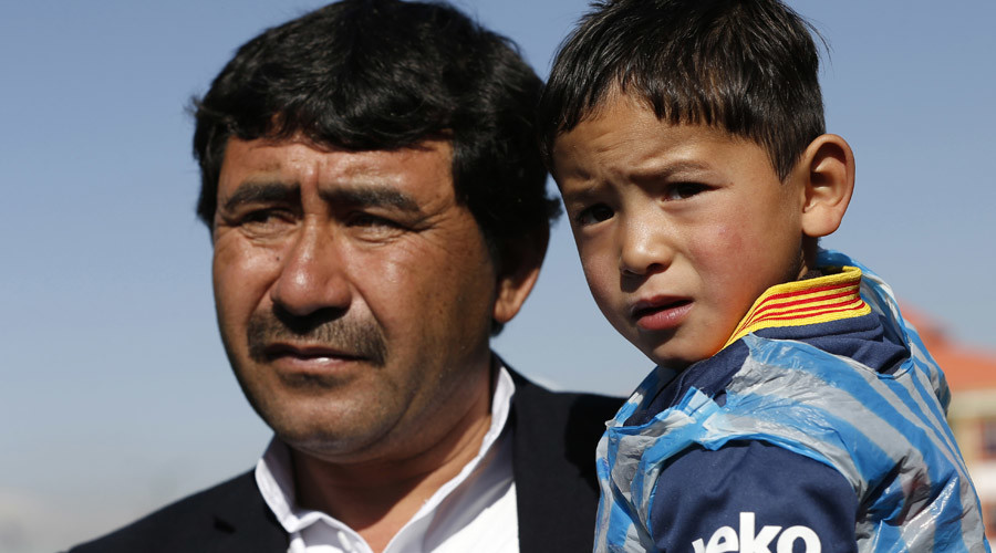 Five-year-old Afghan Messi fan forced to flee homeland after threats