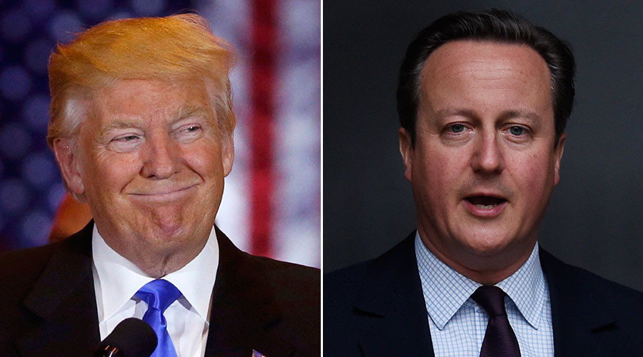 Cameron should say sorry for calling Trump ‘divisive, stupid & wrong’ – aide