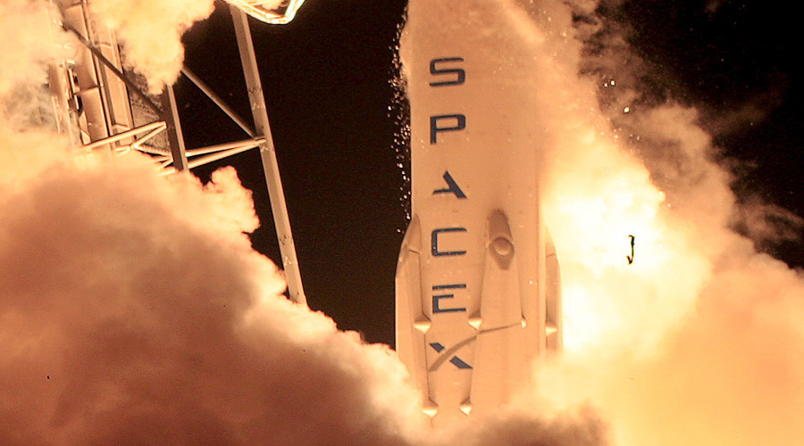 SpaceX Falcon 9 rocket puts satellite into orbit, lands on drone platform