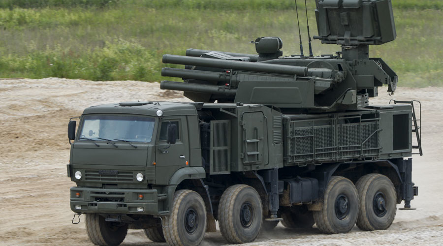 The Pantsyr-S self-propelled anti air missile system at the ARMY 2015 International Military-Technical Forum. © Alexander Vilf