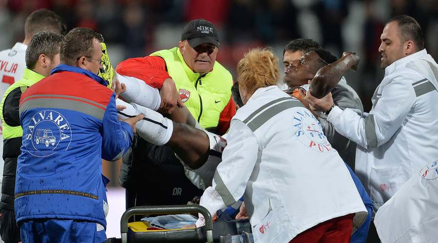 Cameroonian footballer Patrick Ekeng dies after suspected heart attack during match