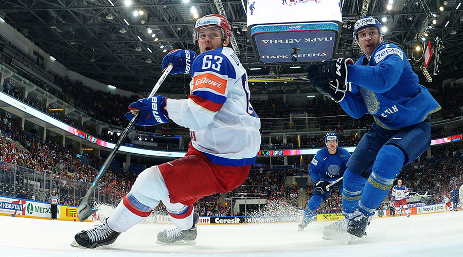Russia beats Kazakhstan 6-4 on Hockey World Championships Day 3