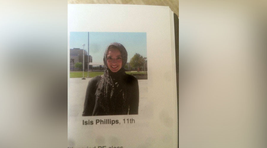 'Isis Phillips': California high school misnames student wearing hijab in yearbook