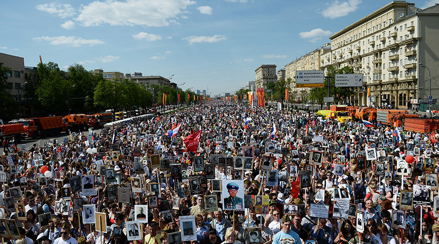 2mn-strong ‘Immortal Regiment’ marches across the globe to pay tribute to WWII heroes (MAP)