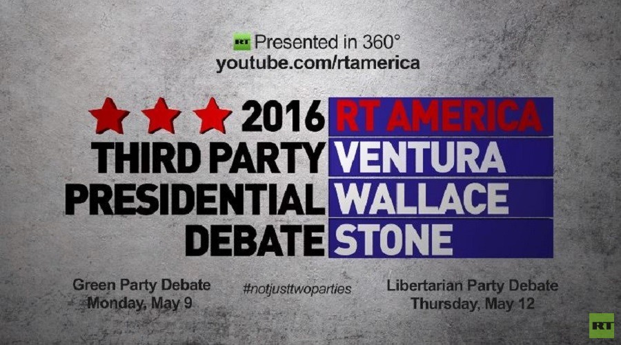 RT to host presidential debate for Libertarian Party candidates
