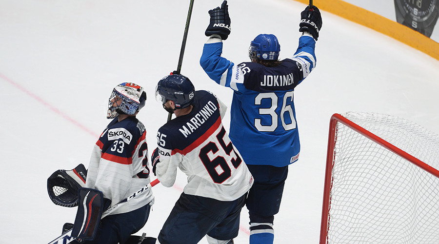 Finland wins again but US slips up on Hockey World Championships Day 10