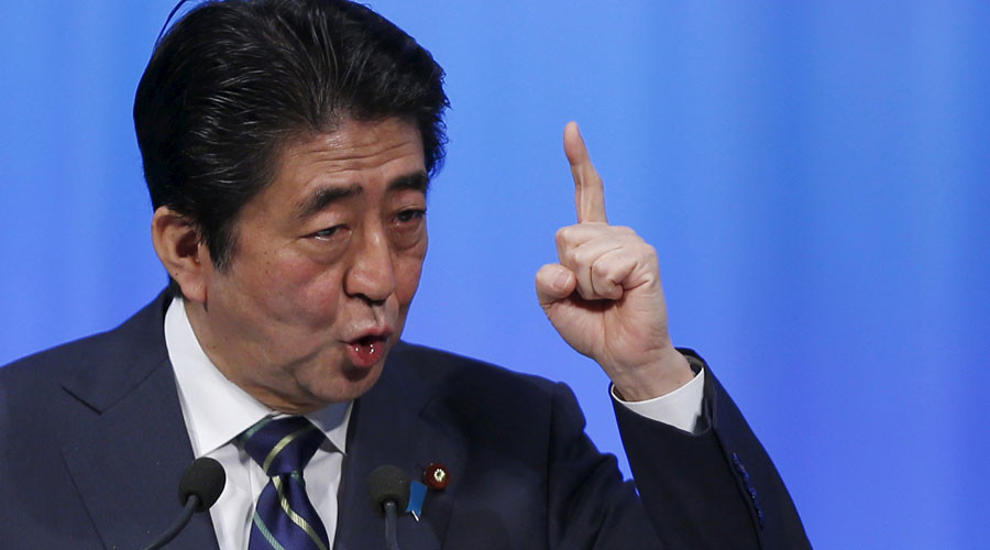 Japan's Prime Minister Shinzo Abe © Yuya Shino