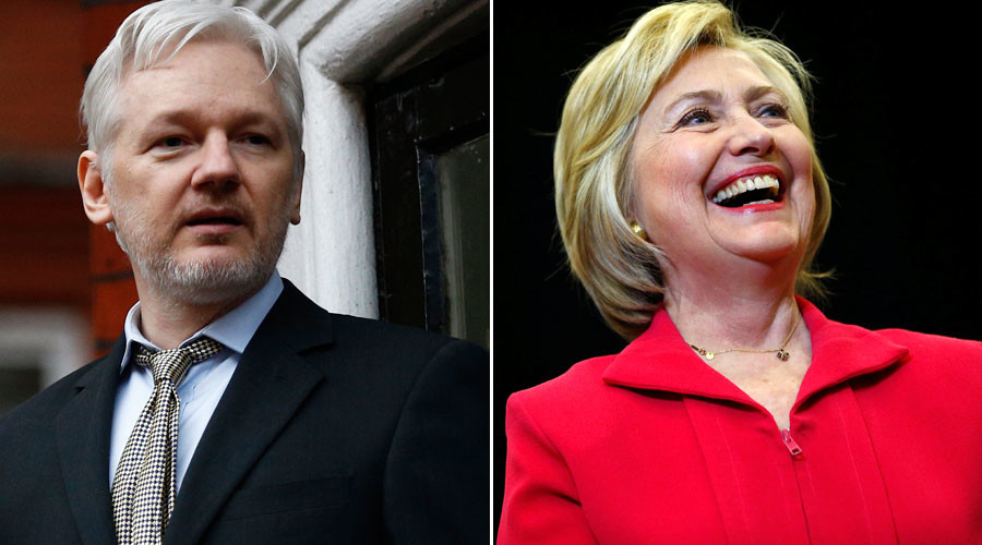 Clinton presidency could make life ‘worse’ for Assange, warns Wikileaks exile