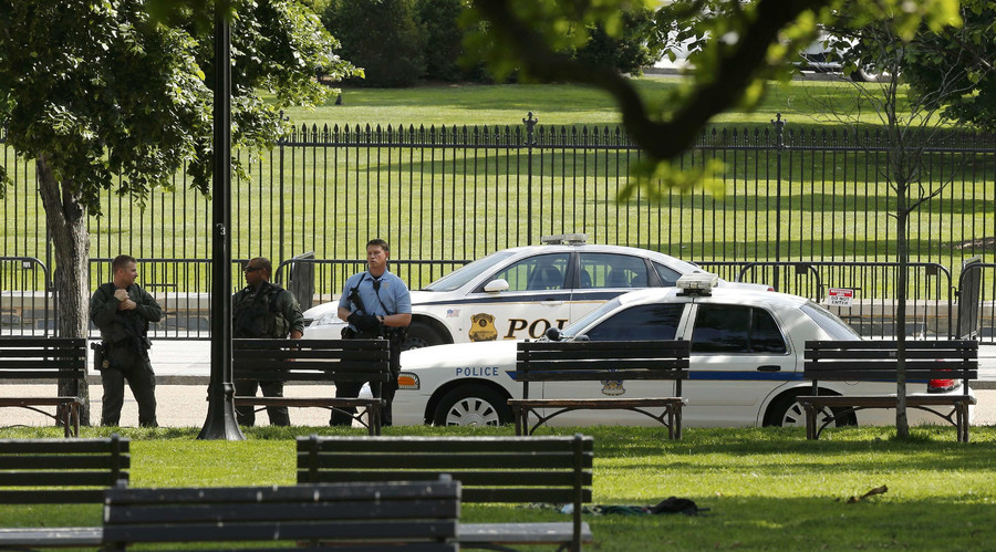 Shots reported near the White House, area on lockdown