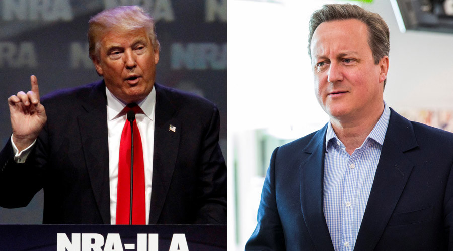 Cameron: ‘I’d meet Trump, but his Muslim comments are dangerous’