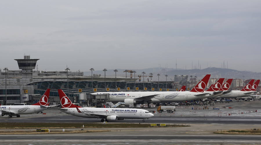Bomb threat note found aboard Turkish Airlines plane at Istanbul airport