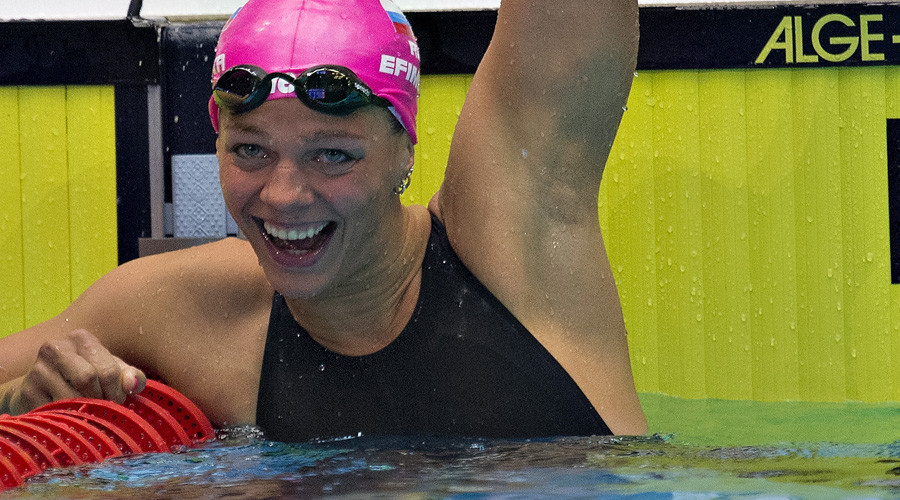 Back in the swim: FINA lifts Efimova's meldonium suspension