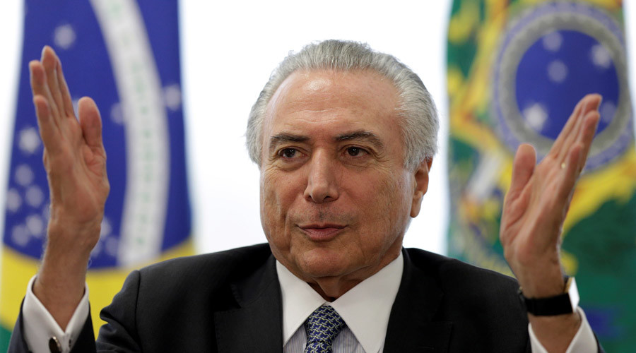 Brazil's interim President Michel Temer © Ueslei Marcelino