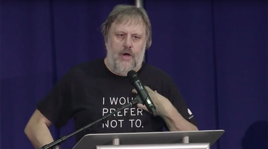 Žižek at Left Forum: ‘Terrorists, rapists, & criminals among refugees, but who cares?’