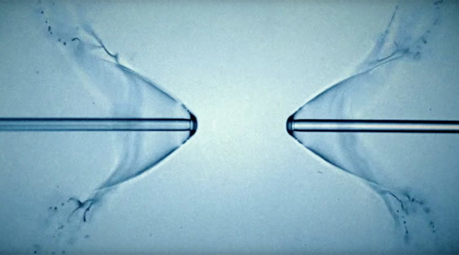 World’s brightest laser blows apart liquids in super slow-mo (VIDEO)