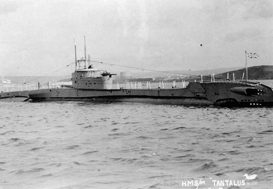 HMS Tantalus, a sister vessel of the discovered sub dating from the same era © naval-history.net