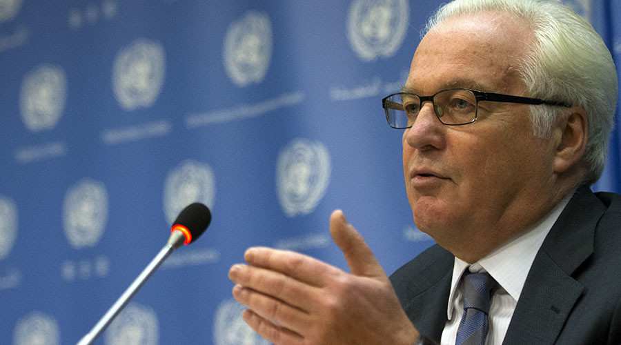 Russian ambassador to the United Nations Vitaly Churkin. © Brendan McDermid