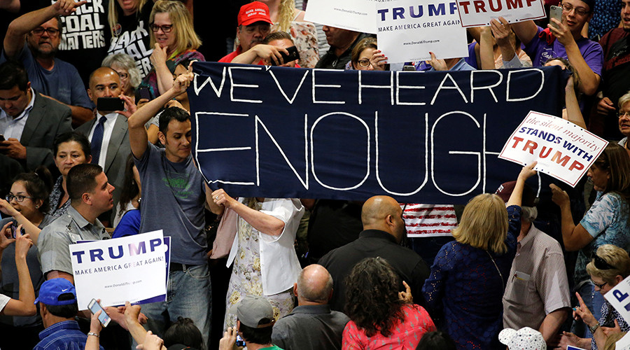 'Anti-Trump protests do what US media failed to – hold him accountable'