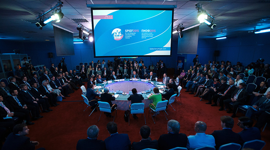 Approaching International Economic Forum in Saint Petersburg