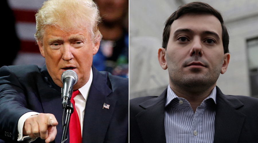 ‘Pharma Bro’ Shkreli endorses Trump, even though he already backed Sanders