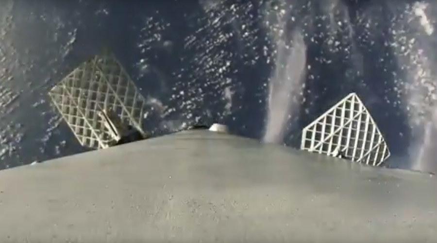 NASA SpaceX rocket captured landing back on earth (VIDEO)
