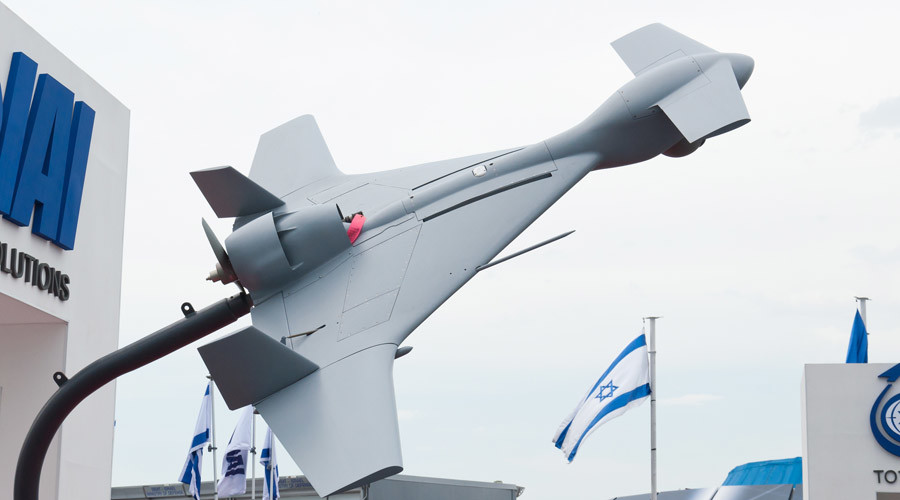 FILE PHOTO: IAI Harop UAV at Paris Air Show 2013. © Wikipedia