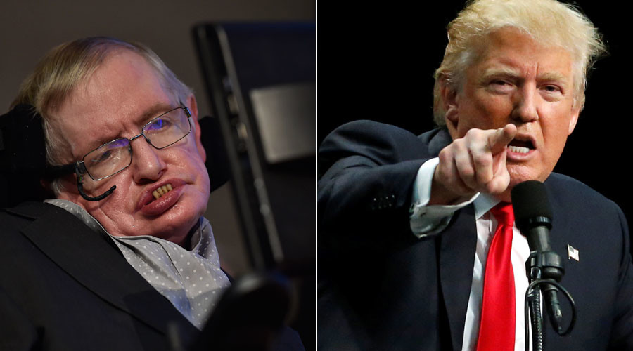 Genius Stephen Hawking baffled by rise of 'demagogue' Donald Trump