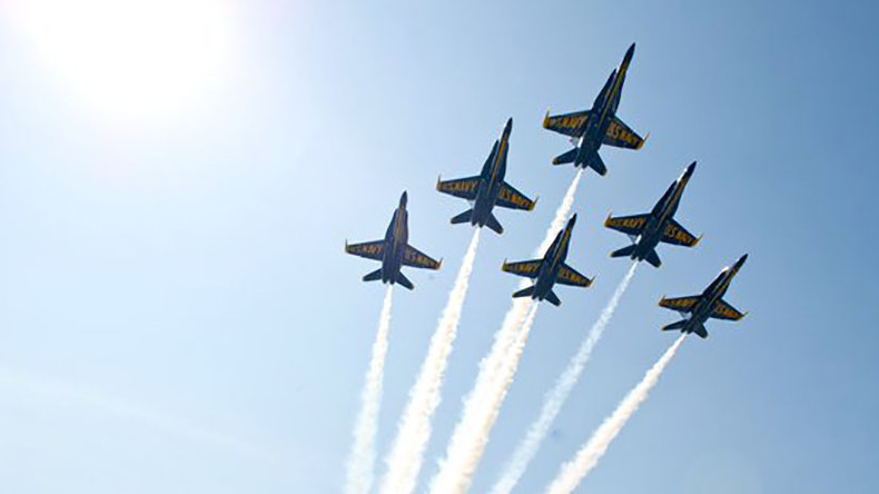 US Navy pilot killed in Blue Angels jet crash in Smyrna, Tennessee — RT ...