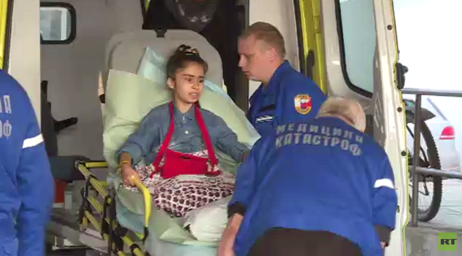 10-yo Syrian girl to be operated on in Moscow after losing legs in Aleppo terrorist attack