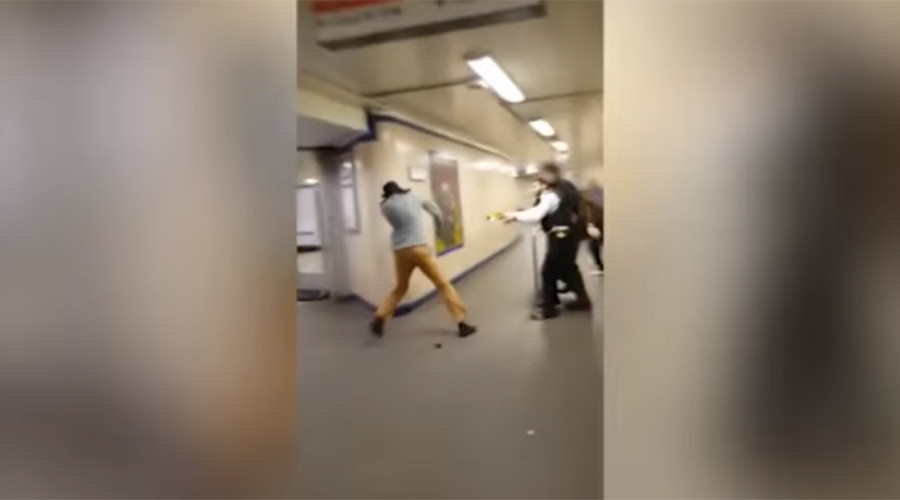 Jury sees police taser ‘mentally ill’ Islamic extremist who slashed London commuter’s throat (VIDEO)