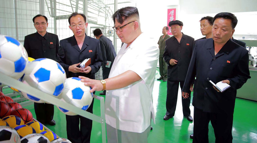 'World-class athletic equipment is very important business for us' - Kim Jong-un