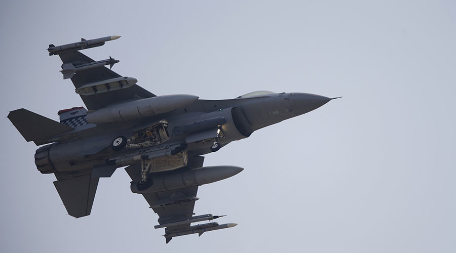 F-16 jets collide in mid-air over Georgia, pilots eject