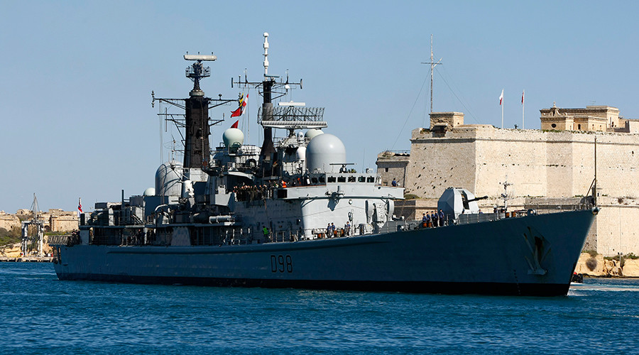 British Navy goes overboard following Russian sub sighting