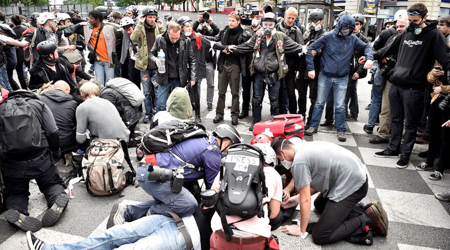 At least 40 injured, 58 arrested in Paris anti-labor reform protests – police