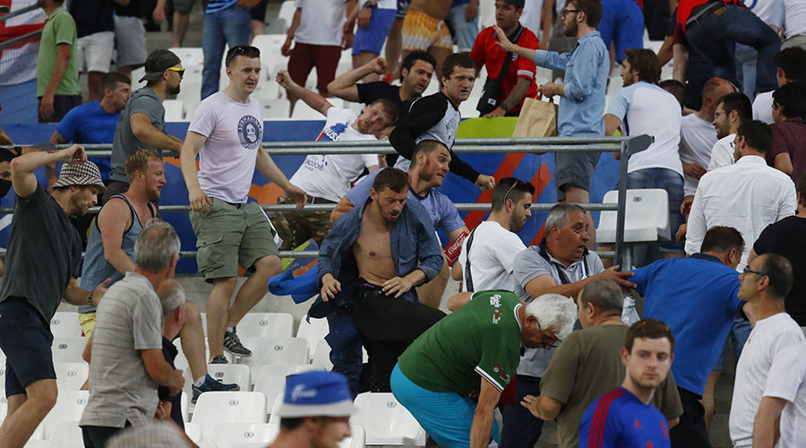 Russian fans jailed for up to 2 years in France over Euro 2016 violence