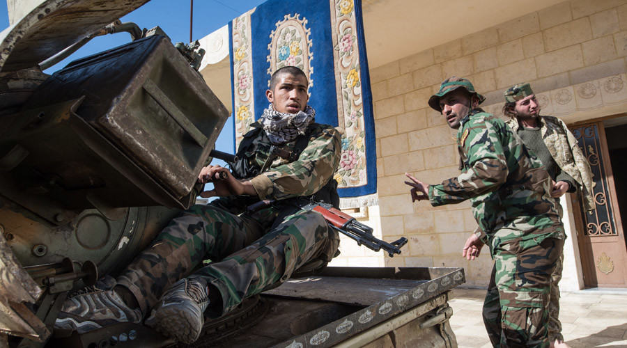 Syrian Arab Army soldiers © Iliya Pitalev
